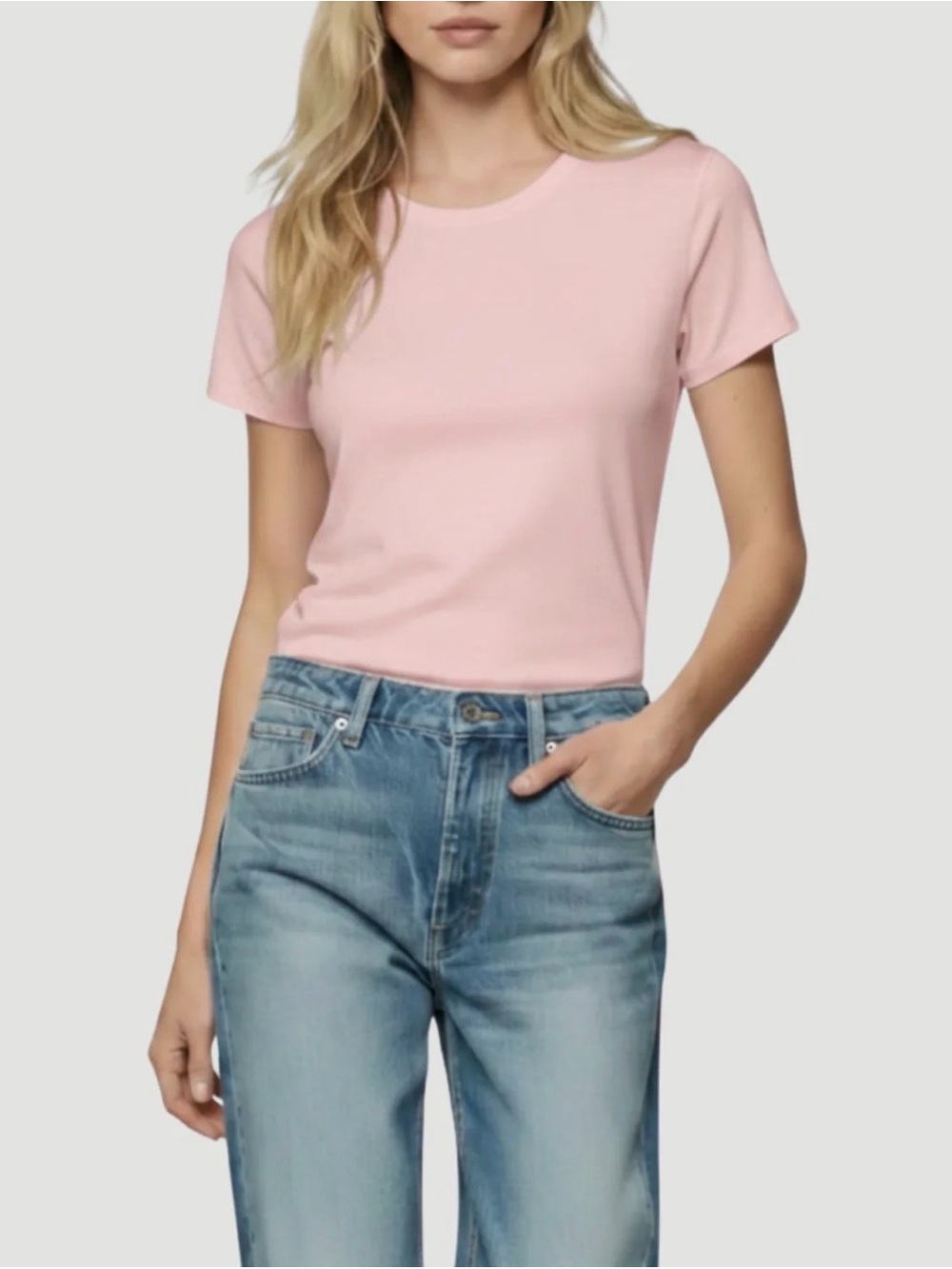 Majestic Filatures 100% Cashmere Short Sleeve Crewneck T-Shirt in Pink